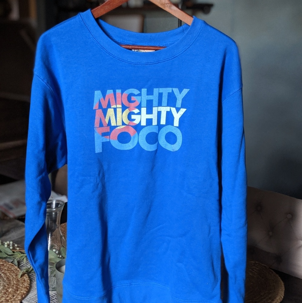 NWT For Collins Mighty Mighty Foco Crew Sweatshirt